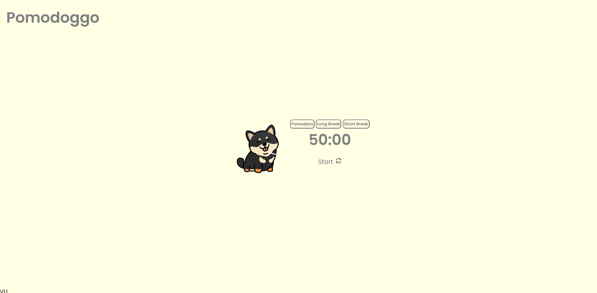 Pomodoro Website